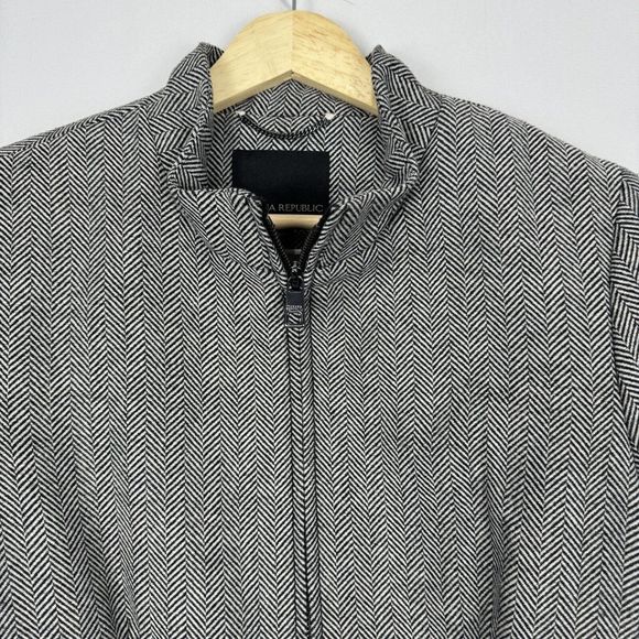 Banana Republic Wool Blend Twill Jacket Womens Petite Size 10 Zip Dress Jacket - Picture 4 of 14